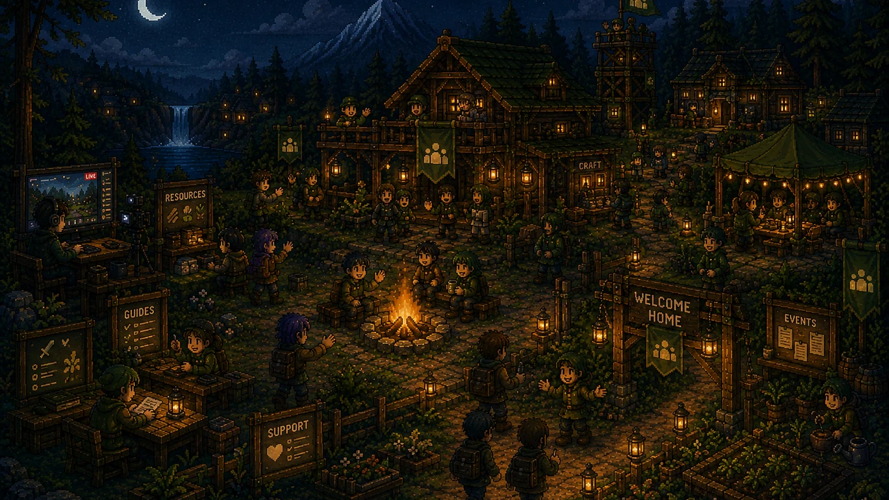 A thriving community welcoming newcomers